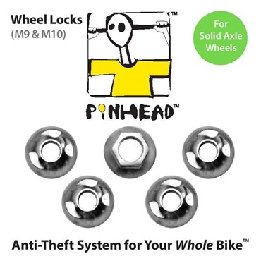 Pinhead Solid Axle Wheel Locks Pair