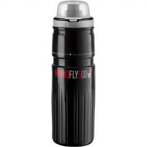 Elite Nano Fly Thermal Water Bottle With Mtb Cap  Black