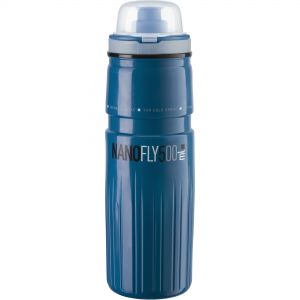 Elite Nano Fly Thermal Water Bottle With Mtb Cap  Blue