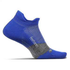 Feetures Elite Max Cushion No Show Tab Socks  Blue