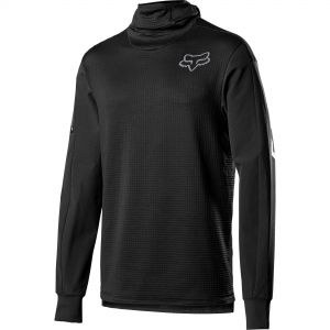 Fox Clothing Defend Thermo Hooded Jersey  Black