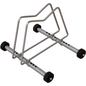 Gear Up Rack And Roll Single Bike Display Stand  Silver