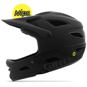 Giro Switchblade Mips Mtb Helmet - Matt Black / Gloss Black - Large  Black