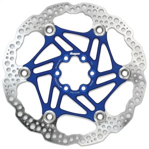 Hope Technology Floating Rotor - Colour: Blue - Size: 160mm - Fitment: 6 Bolt  Blue