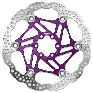 Hope Technology Floating Rotor - Colour: Purple - Size: 160mm - Fitment: 6 Bolt  Purple