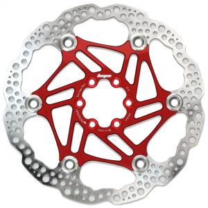 Hope Technology Floating Rotor - Colour: Red - Size: 180mm - Fitment: 6 Bolt  Red