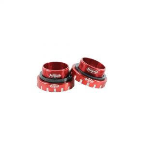 Hope Technology Stainless Bottom Bracket Cups - 30mm Axle - Red  Red