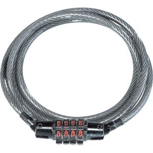 Kryptonite Combination Coil Cable Cc4 5mm X 120 Cm  Grey