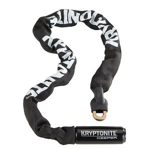 Kryptonite Keeper 785 Integrated Chain Bike Lock  Black/white