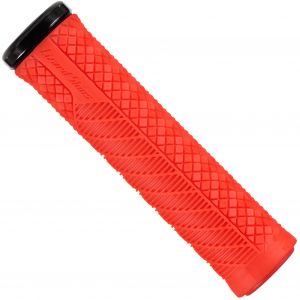 Lizard Skins Single Sided Lock-on Charger Evo Grips  Red
