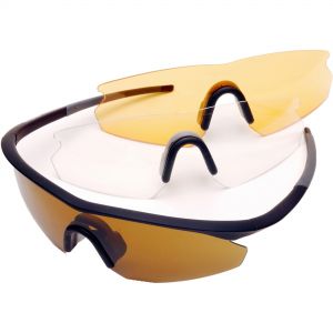 Madison D-arcs Compact Triple Lens Sunglasses  Black