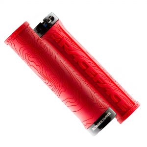 Race Face Half Nelson Lock On Grips - Red  Red