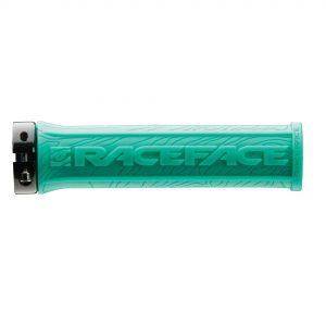 Race Face Half Nelson Lock On Grips - Turquoise  Blue