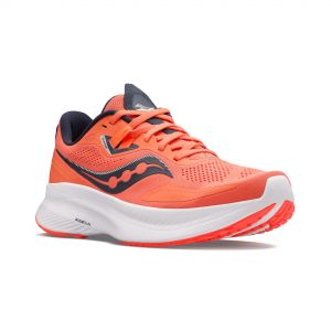 Saucony Guide 15 Womens Running Shoes  Black/orange