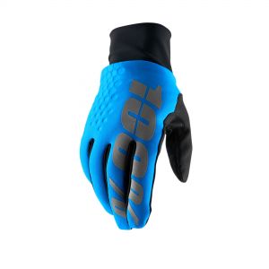 100% Hydromatic Brisker Waterproof Gloves  Blue