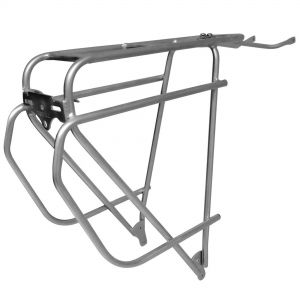 Tortec Epic Stainless Steel Rear Pannier Rack - Colour: Silver  Silver