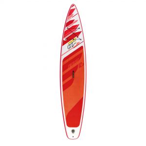 Bestway 12ft 6 Hydroforce Fastblast Tech Stand Up Paddle Board Set  Red/white