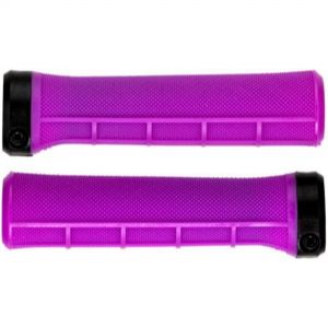 Brand-x Half-waffle Lock-on Handlebar Grips  Purple
