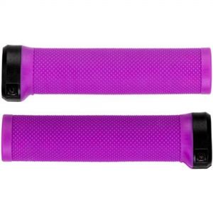 Brand-x Knurled Lock-on Handlebar Grips  Purple