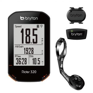 Bryton Rider 320t Gps Cycle Computer Bundle With CadenceandHeart Rate Sensor