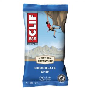 Clif Natural Energy Bar 68g - Pack Of 12 - Chocolate Chip 68g - Pack Of 12