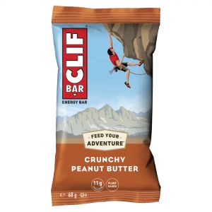 Clif Natural Energy Bar 68g - Pack Of 12 - Crunchy Peanut Butter 68g - Pack Of 12