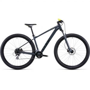 Cube Aim Pro Hardtail Mountain Bike - 2022  Grey/yellow