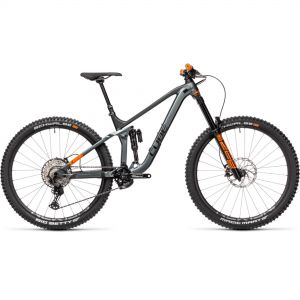Cube Stereo 170 Tm 29 Full Suspension Mountain Bike - 2021  Grey/orange