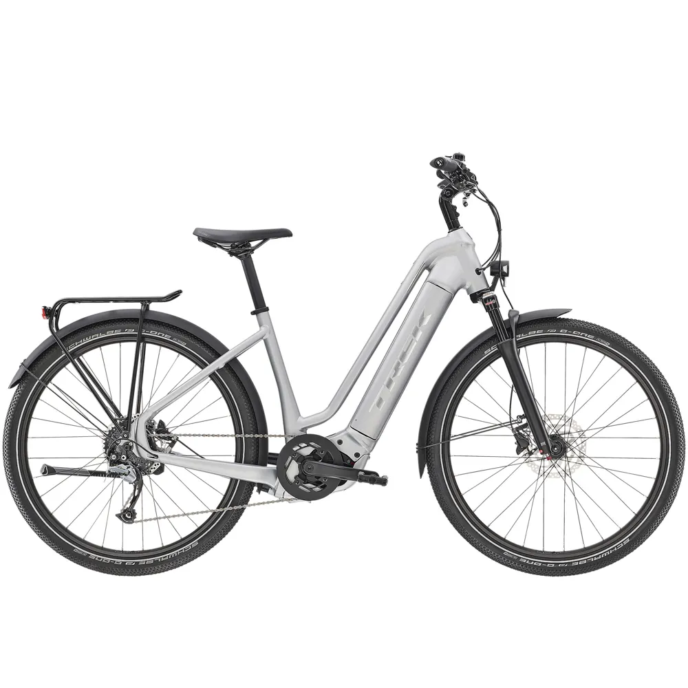 Trek Allant+ 7 Lowstep 27.5 Electric Commute Bike 2021 Quicksilver