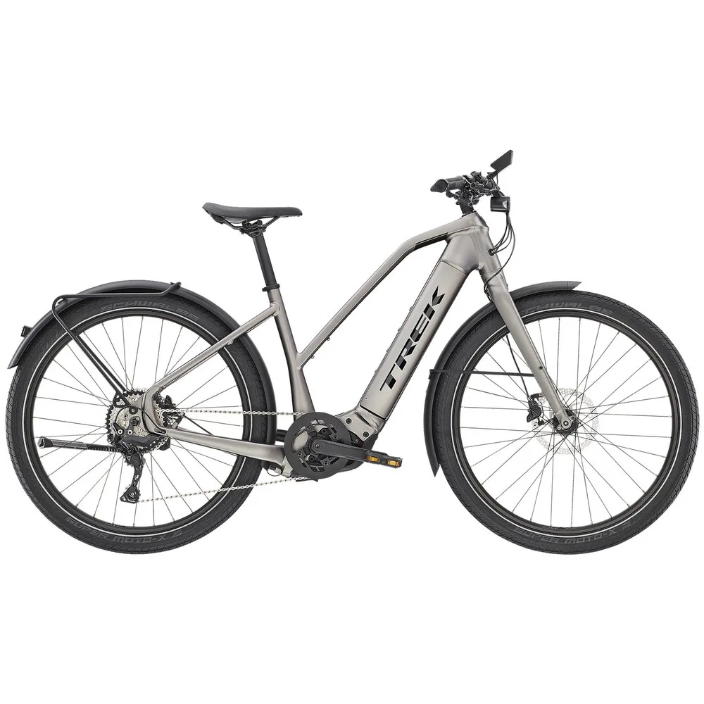 Trek Allant+ 8 Stagger Electric Commute Bike 2021 Matte Gunmetal