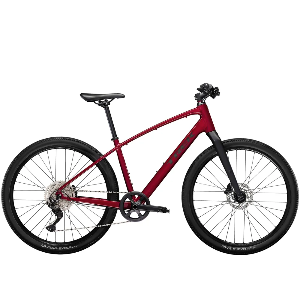 Trek Dual Sport 3 Hybrid Bike 2023 Crimson
