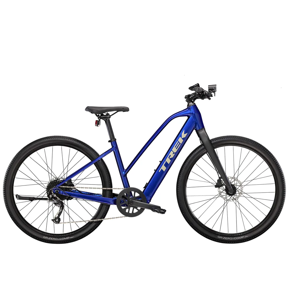 Trek Dual Sport+2 Stagger Electric Bike 2023 Hex Blue