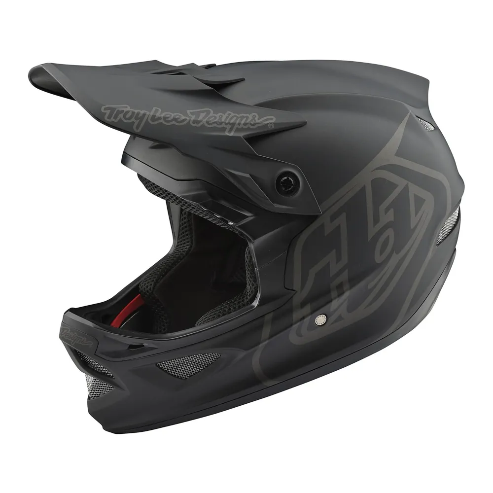 Troy Lee Designs D3 Fiberlite Full Face Mtb Helmet Mono Black