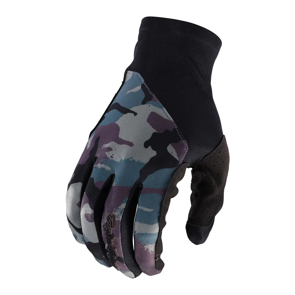 Troy Lee Designs Flowline Mtb Gloves Camo Army Green