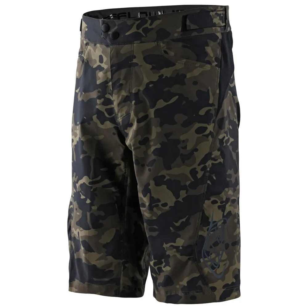 Troy Lee Designs Flowline Mtb Shorts With Liner Camo Green