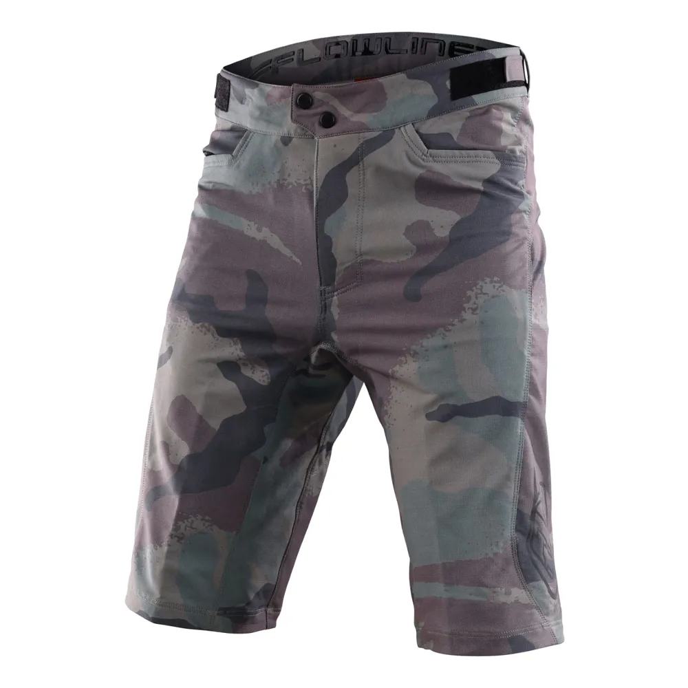 Troy Lee Designs Flowline Mtb Shorts Without Liner Camo Woodland