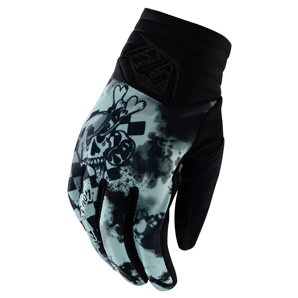 Troy Lee Designs Luxe Womens Mtb Gloves Micayla Gatto Mist