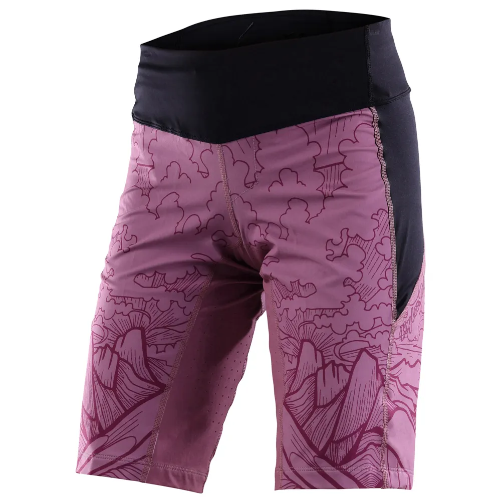 Troy Lee Designs Luxe Womens Mtb Shorts Without Liner Micayla Gatto Rosewood