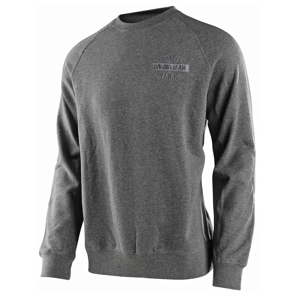 Troy Lee Designs Shop Pullover Crew Sweater Heather/grey