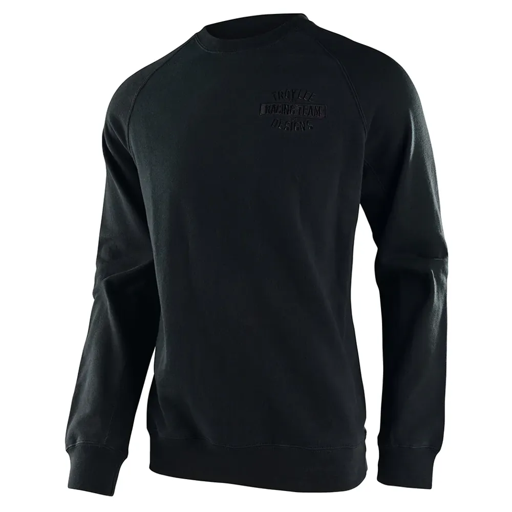 Troy Lee Designs Shop Pullover Crew Sweater Vintage Black