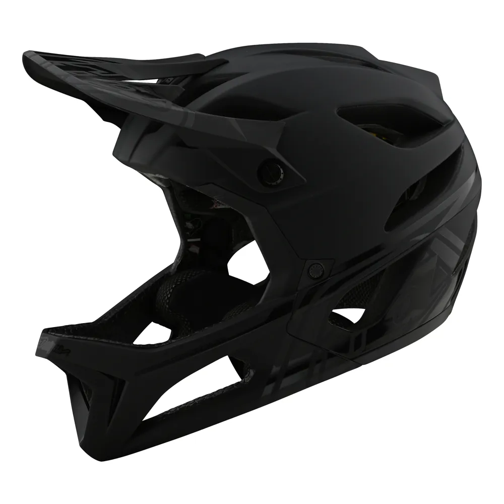 Troy Lee Designs Stage Full Face Mips Mtb Helmet Stealth Midnight