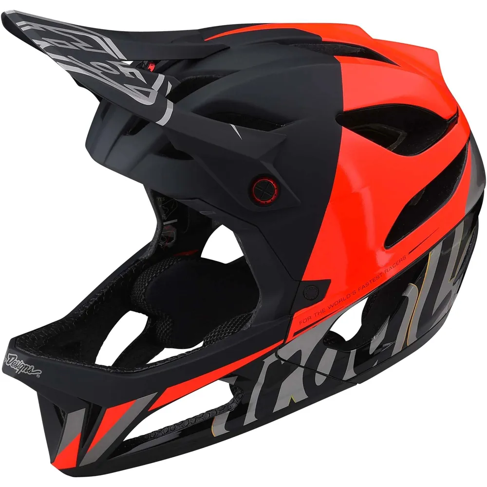 Troy Lee Designs Stage Mips Full Face Helmet Nova Glo Red
