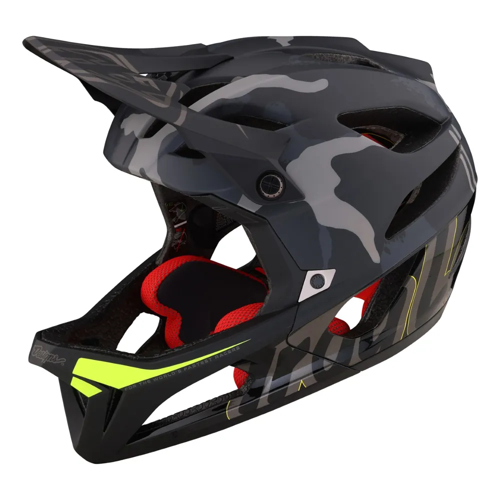 Troy Lee Designs Stage Mips Full Face Helmet Signature Camo Black