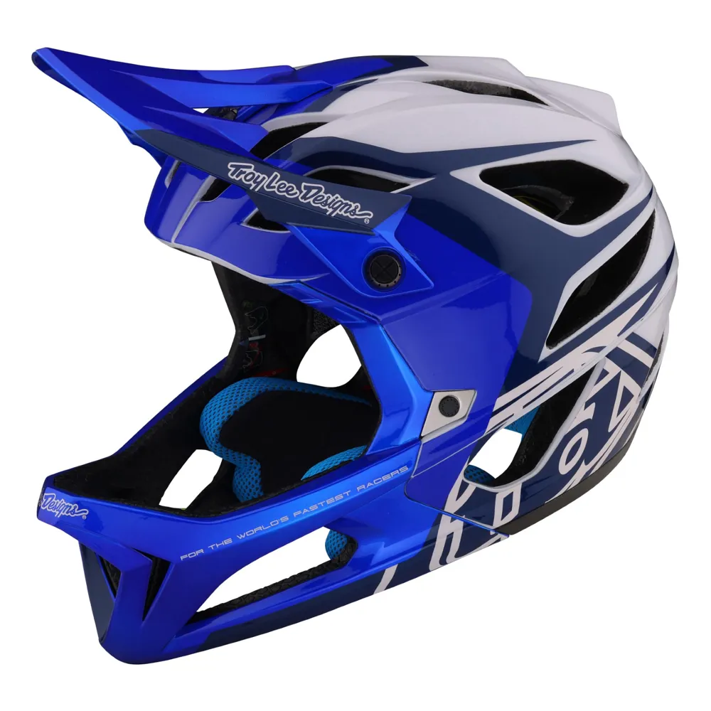 Troy Lee Designs Stage Mips Full Face Helmet Valance Blue