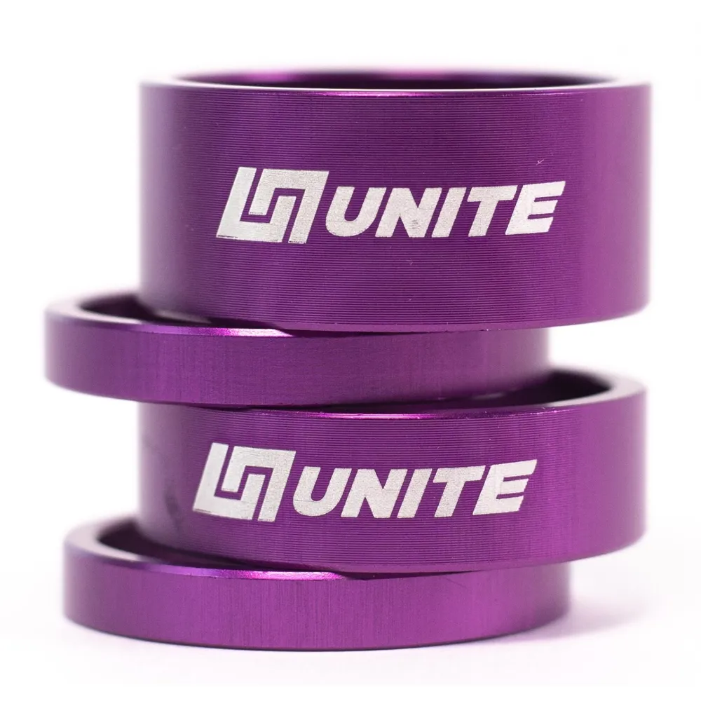 Unite Headset Spacers 1-1/8in Purple