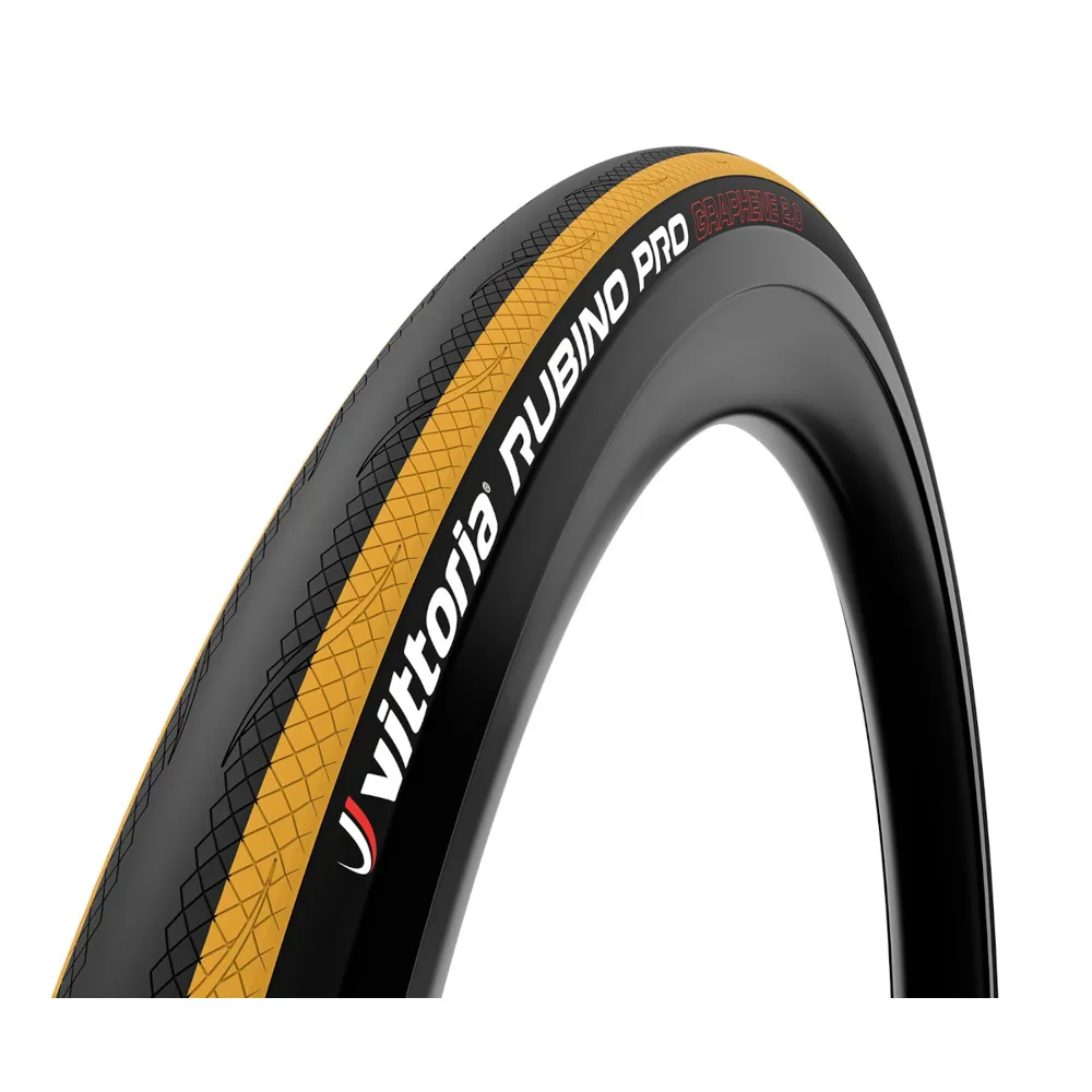 Vittoria Rubino Pro Iv G2.0 Folding Clincher 700x25c Road Tyre Black/yellow