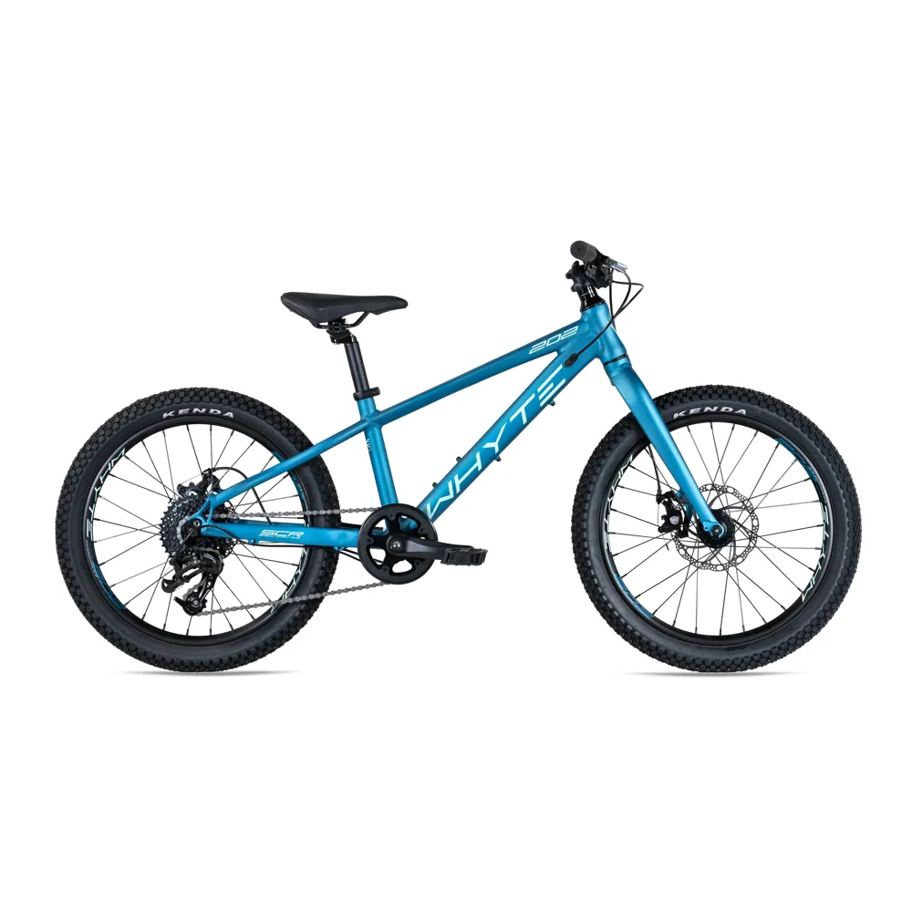 Whyte 202 20in Kids 7spd Mountain Bike 2022 Matt Diesel Mint/light Blue