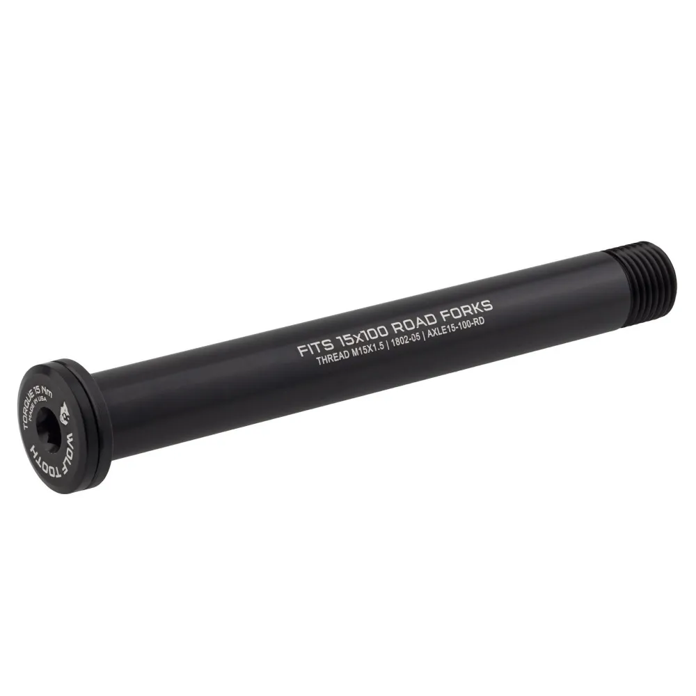 Wolf Tooth Axle For Road Forks 100mm Black