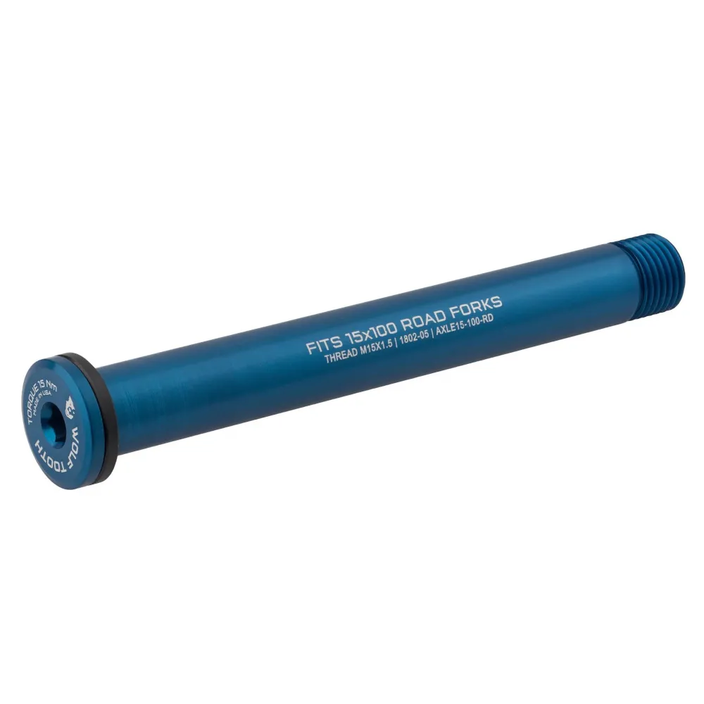 Wolf Tooth Axle For Road Forks 100mm Blue