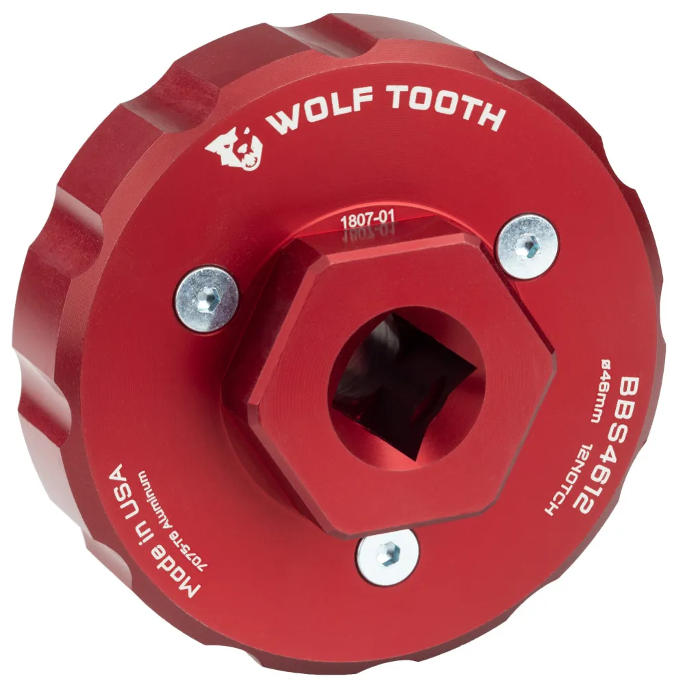 Wolf Tooth Bottom Bracket Tool Red